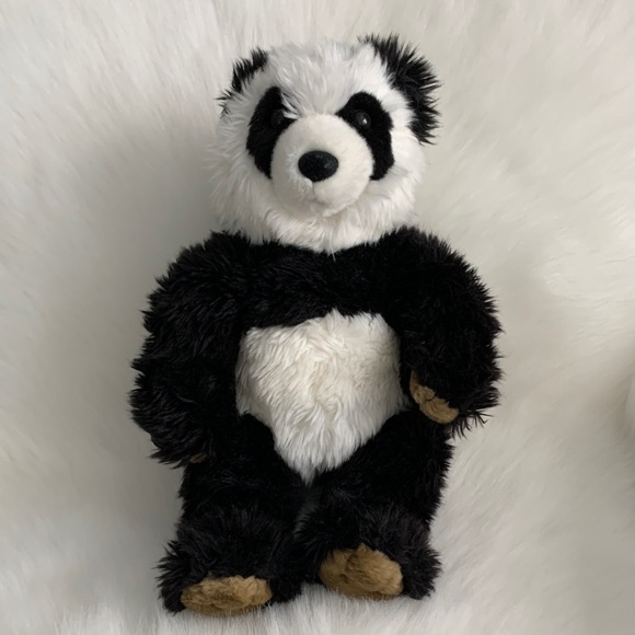 Build-A-Bear Panda with Black, White, and Brown Fur - Picture 1 of 3